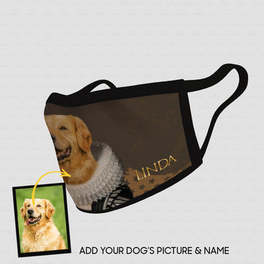 Personalized Dog Gift Idea - Royal Dog's Portrait 31 For Dog Lovers - Cloth Mask